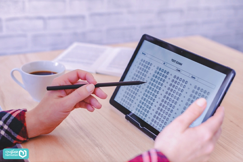 سیستم آزمون آنلاین مدرسه