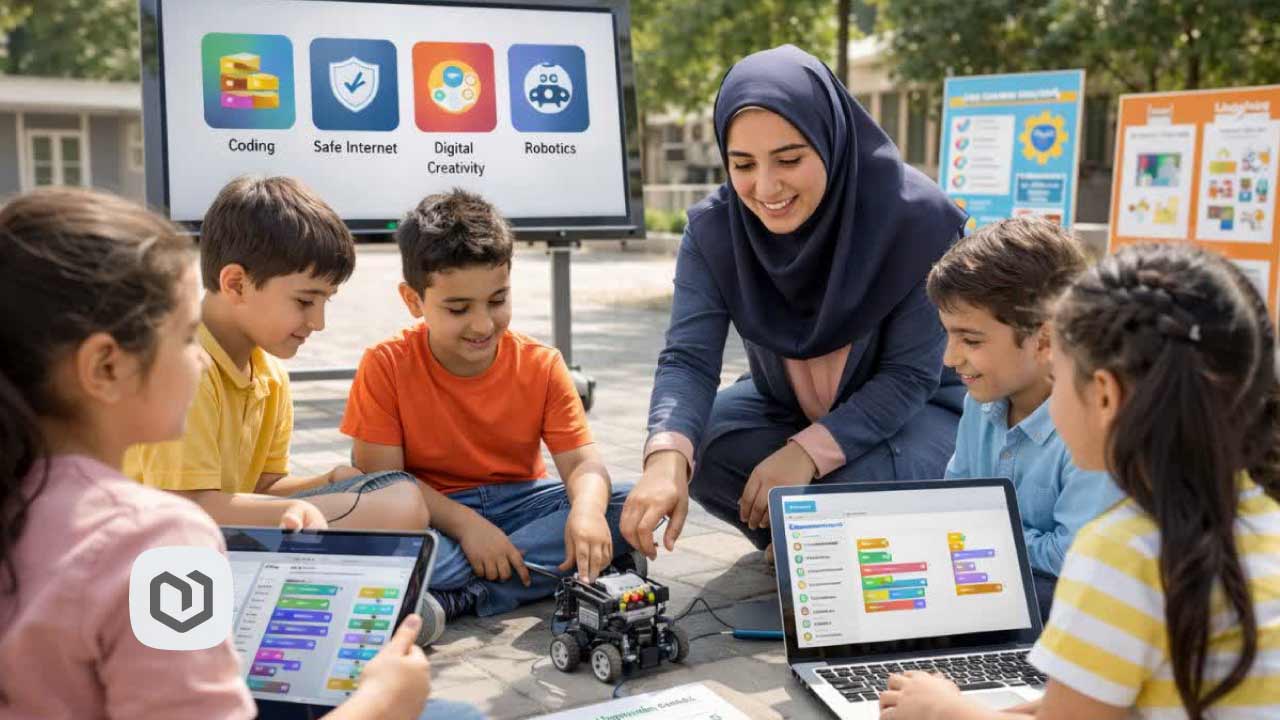  آموزش مهارت‌های دیجیتال به کودکان